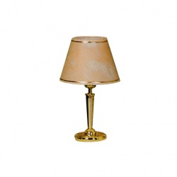 Lampa stolní 14104, mosaz, včetně stínidla