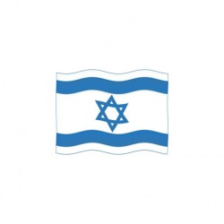 Vlajka Izrael, 60x90 cm