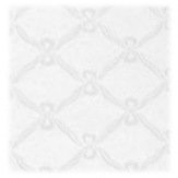 Ubrus damašek žakárový Loop, 135x135, bílý
