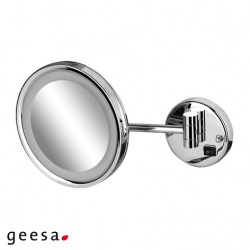 Kosmetické zrcátko Geesa 1088, LED osvětlení, průměr 21,5 cm