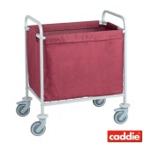 Vozík na sběr prádla Caddie Sac Hydro XS, vínová