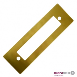 Krycí podložka Standard Gold pro zámky Gaudi 2, nerez (barva zlatá)