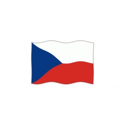 Vlajka Česká Republika, 60x90 cm